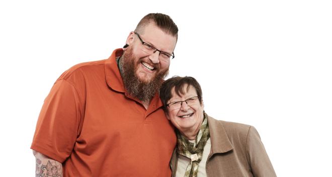 photo of two people together